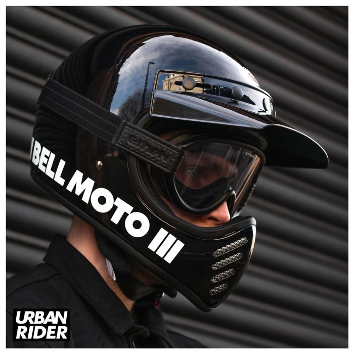 BELL MOTO 3 CLASSIC HELMET - GLOSS BLACK - Urban Rider