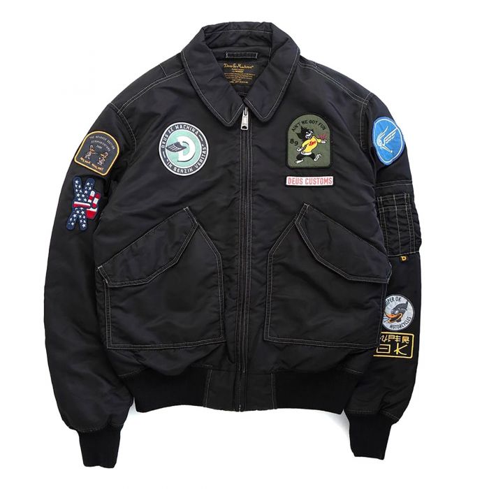 Deus Ex Machina Flight Overdye Jacket - Black - Urban Rider Store