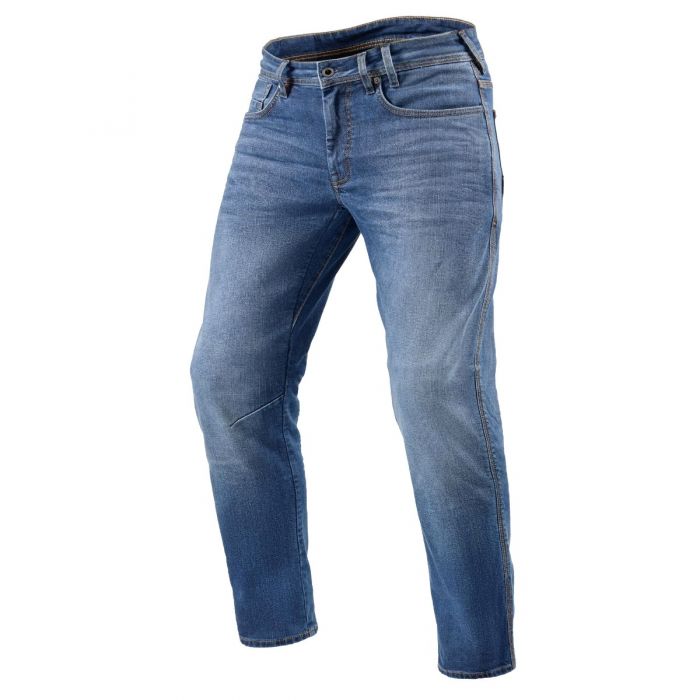 Revit Detroit 2 Tapered Fit Jeans - Classic Blue Used - Urban Rider