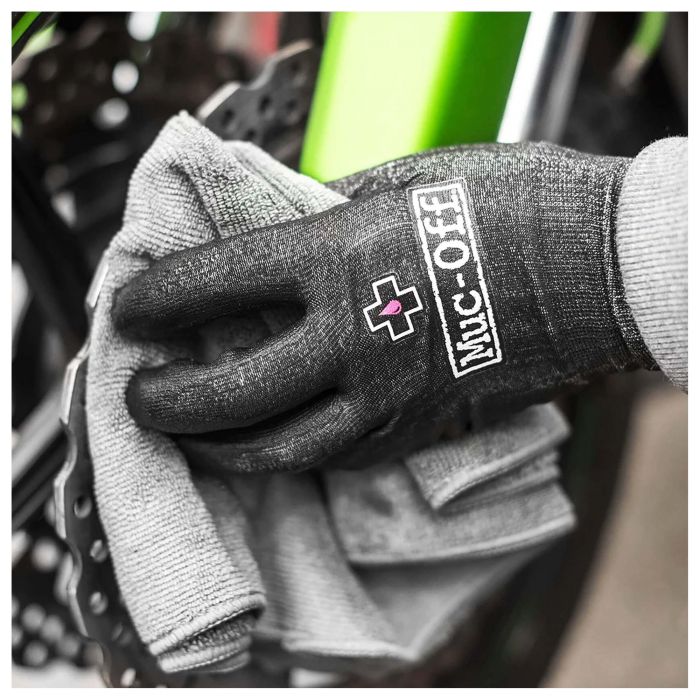 One Pair Muc-Off MECHANICS GLOVES Motorcycle Bicycle Bike Maintenance Gloves 