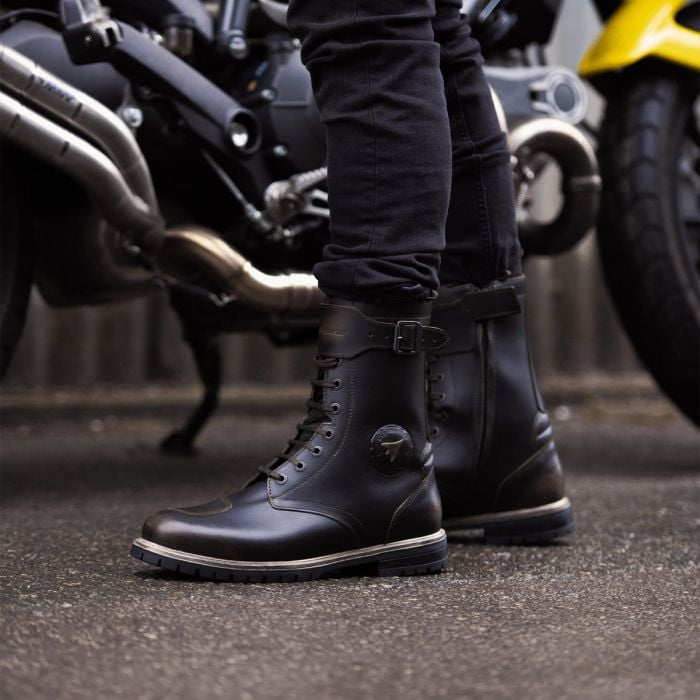 Stylmartin Oxford Waterproof Leather Motorcycle Motorbike Urban Boots Black 