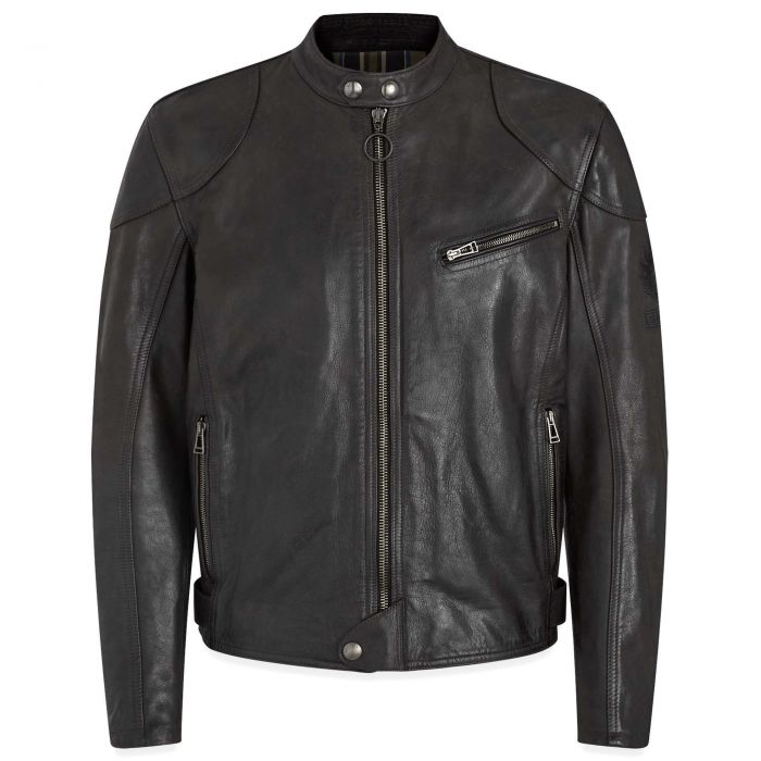 Belstaff Supreme Hand Waxed Leather Jacket - Antique Black - Urban Rider