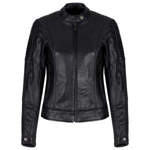 Motogirl Valerie Womens Leather Jacket - Black - Urban Rider