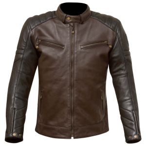 Merlin Chase Leather Jacket - Brown / Black - Urban Rider