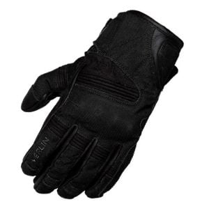 XLMLG015 Merlin Stefie Ladies Motorcycle Leather GlovesBlackSizes XS