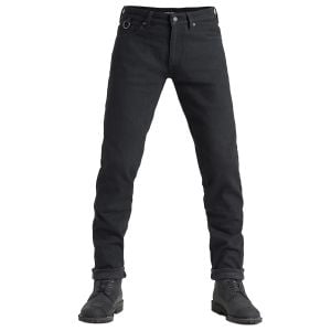 Mens Motorbike Jeans Motorcycle Cargo Work Trouser Black 6 Pocket Cargo Armoured Motocross Protective Lining Padded Reinforced Trouser Pant Jean Includes Free Hip and Knee Protectors Padding 