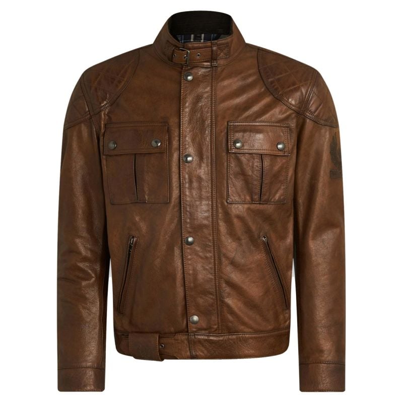 Belstaff Brooklands Mojave Leather Jacket - Antique Black - Urban Rider